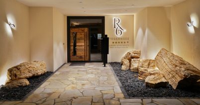 R6 Tegernsee Luxury Apartments Nachts aussen