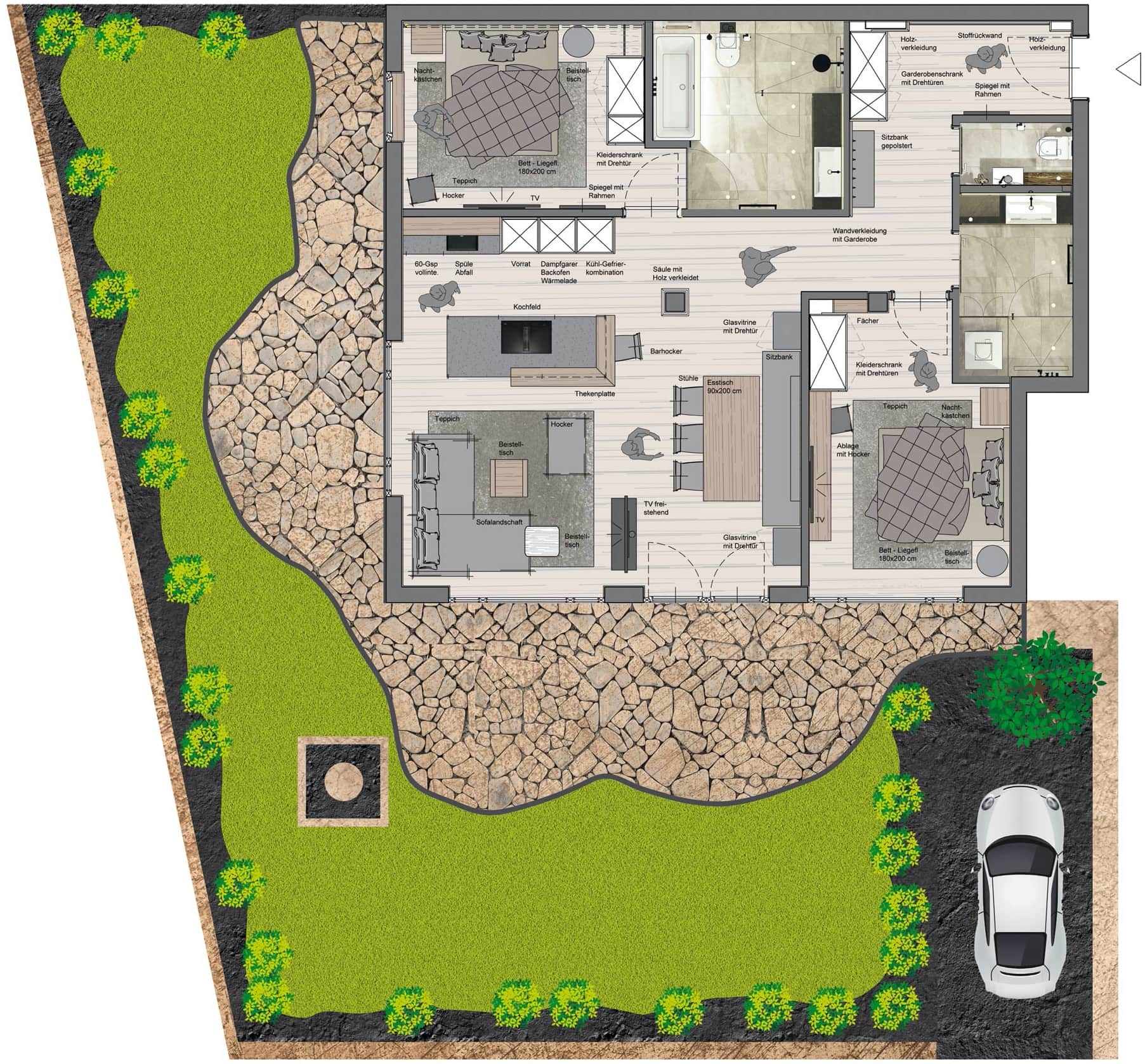 luxury apartments-r6-tegernsee-apartment-1-floor plan